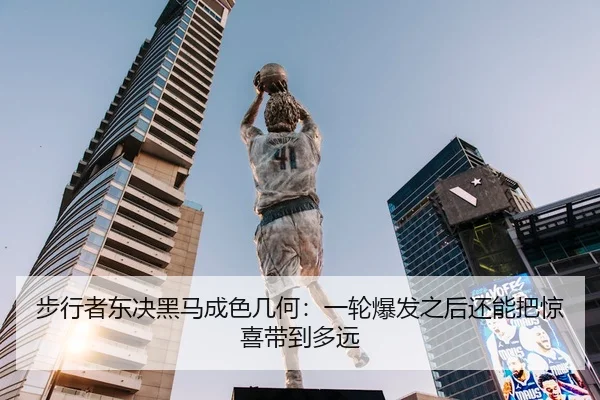 步行者东决黑马成色几何：一轮爆发之后还能把惊喜带到多远（wanmeizhenren）